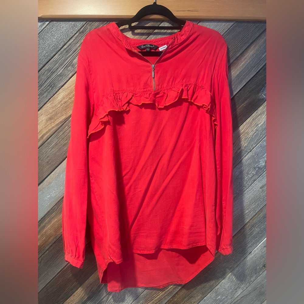 Velvet Heart Red Blouse US sz L